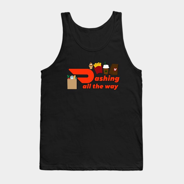 Dashing all the way Tank Top by meggbugs